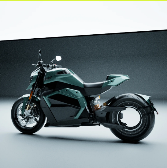 The hubless electric motorcycle with sci-fi style and a great name