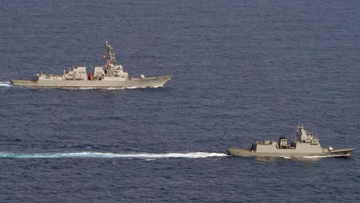 Philippine military says second joint patrol with US underway in South China Sea